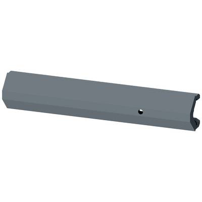 Ein rechteckiger, länglicher Metallbalken mit einem Loch an einer Seite.
