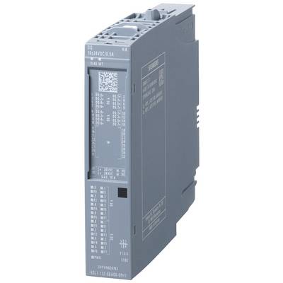Ein graues elektronisches Modul mit der Aufschrift '6ES7 132-6BH00-0BP1', Herstellername sichtbar. Es dient zur Steuerungsautomatisierung.