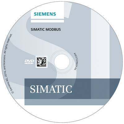 Eine DVD mit der Aufschrift 'Siemens SIMATIC MODBUS'. Sie enthält Software für Automatisierungslösungen und Kommunikationsprotokolle.