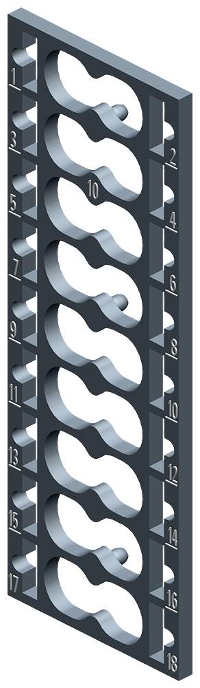 SIEMENS Farbkennzeichnungsschilder CC10 1 Stück