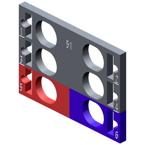 Siemens 6ES71936CP512MC0 6ES7193-6CP51-2MC0 SPS-Farbkodierschild