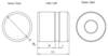 Siemens 6AV7674-1LB40-0AA0 6AV76741LB400AA0 SPS-Rundrohradapter