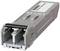 Ein silberner SFP-Transceiver mit der Aufschrift 'SIEMENS'. Es wird in Kommunikationsgeräten zur Datenübertragung verwendet.