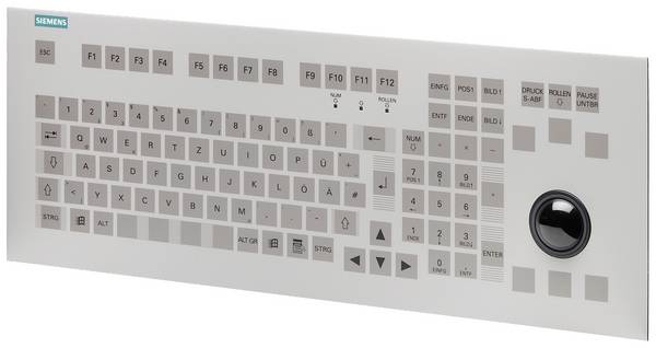 Siemens 6GF6710-3BG PS2 Tastatur Deutsch, QWERTZ  Integrierter Trackball
