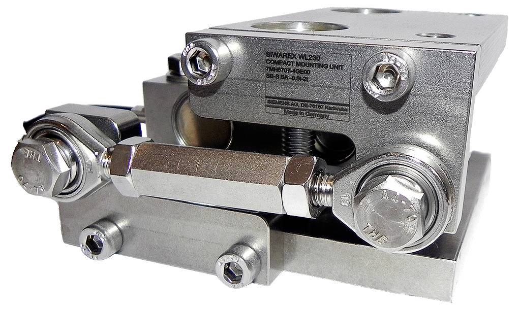 Siemens 7MH57074GE00 7MH5707-4GE00 Anlenkung für Einbaueinheit SIWAREX WL230 SB-S SA 0,5…2t Max. Querkraft: 3 kN Einbaul...