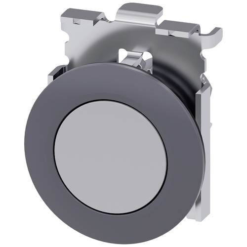 Thumbnail - Siemens 3SU1060-0JB80-0AA0 Drucktaster, 30 mm, rund, Metall, matt, grau, Frontri