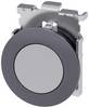 Siemens 3SU1060-0JB80-0AA0 Drucktaster, 30 mm, rund, Metall, matt, grau, Frontri