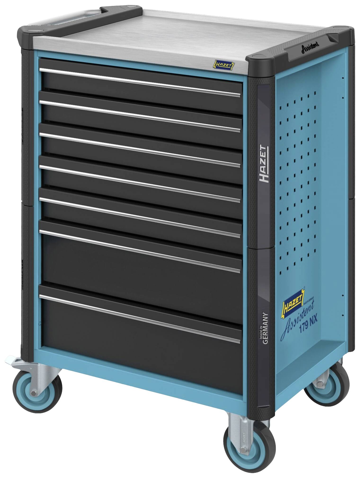 Hazet 179NX-8/228 Werkplaatswagen Kleur (specifiek): Zwart, Blauw afbeelding