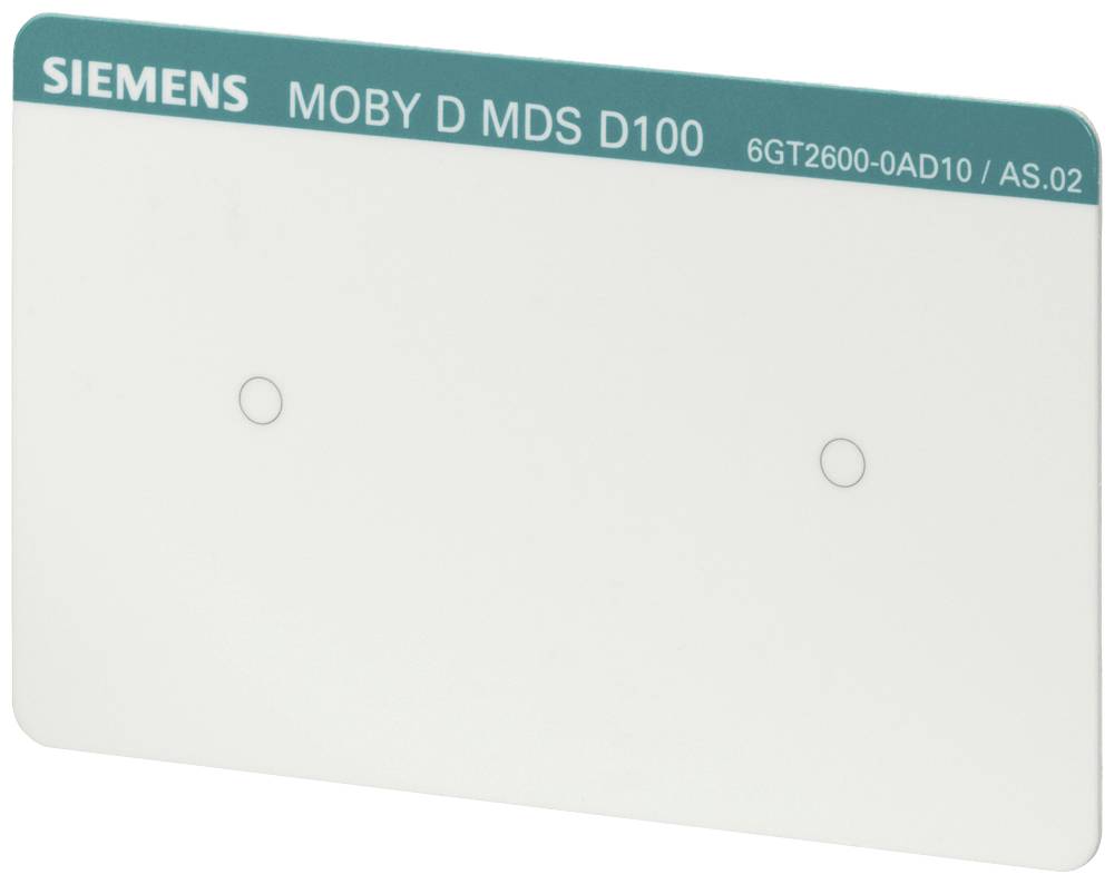 SIEMENS SIEM Transponder MDS 6GT2600-0AD00-0AX0 D100 für RF200/RF300 ISO/MOBY D PVC ISO