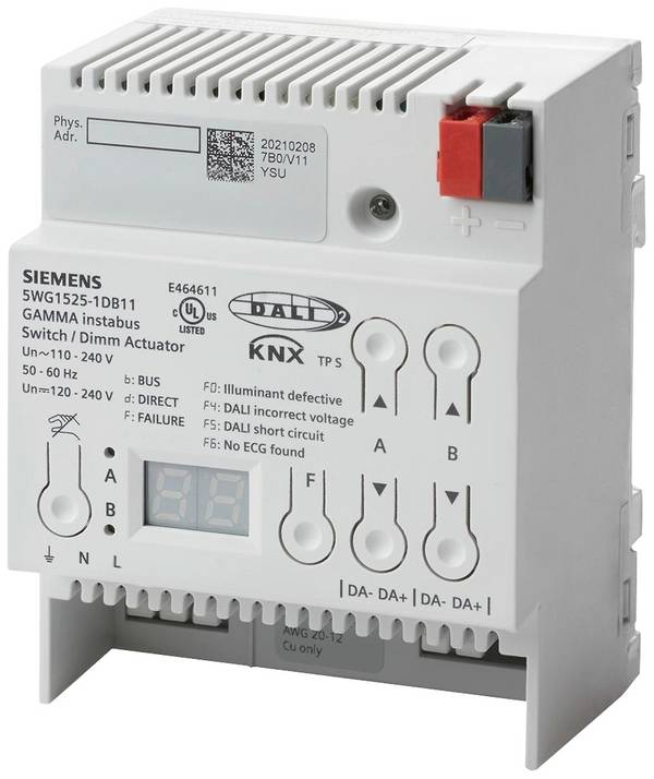 Siemens Siemens-KNX 5WG15251DB11 Schalt-Dimmaktor    5WG1525-1DB11