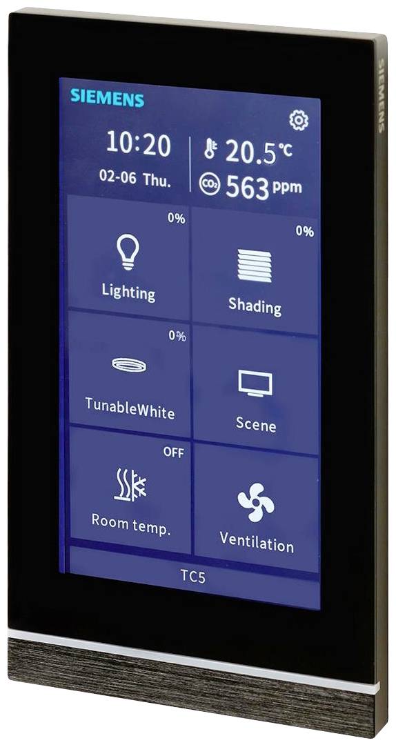 SIEMENS Touch Control TC5, 5 UP 205/22 Touch Panel, schwarz