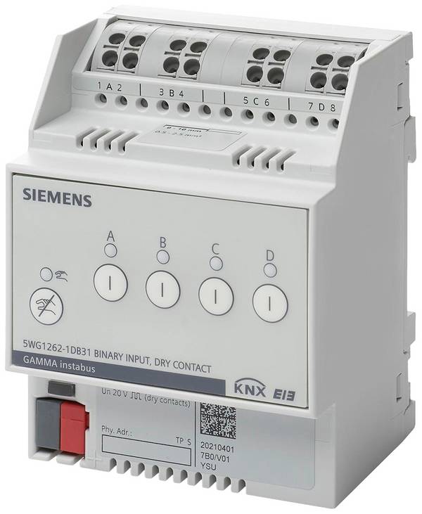 Siemens Siemens-KNX 5WG12621DB31 Binäreingang    5WG1262-1DB31