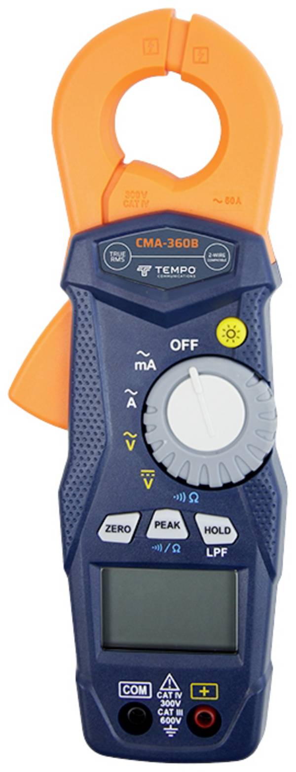 Tempo Communications  Stromzange kalibriert (DAkkS-akkreditiertes Labor) digital DAkkS kalibriert CAT III 600 V, CAT IV 300 V Anzeige (Counts): 4000