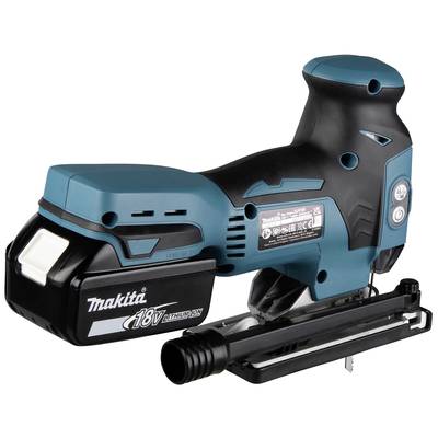 Kabelloser Makita 18V Tacker in blau-schwarz, geeignet für Befestigungsarbeiten ohne Netzanschluss.