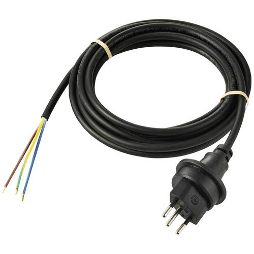 Thumbnail - Sygonix SY-5768436 Strom Anschlusskabel Schwarz 5 m