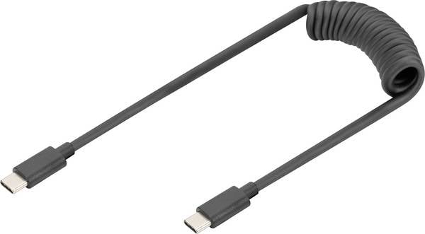 DIGITUS - USB 2.0 - USB - C auf USB - C Spiralkabel