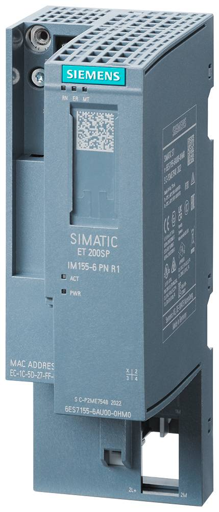 SIEMENS SIMATIC ET 6ES7155-6AU00-0HM0 200SP, PROFINET,2-Port Interface-Modul