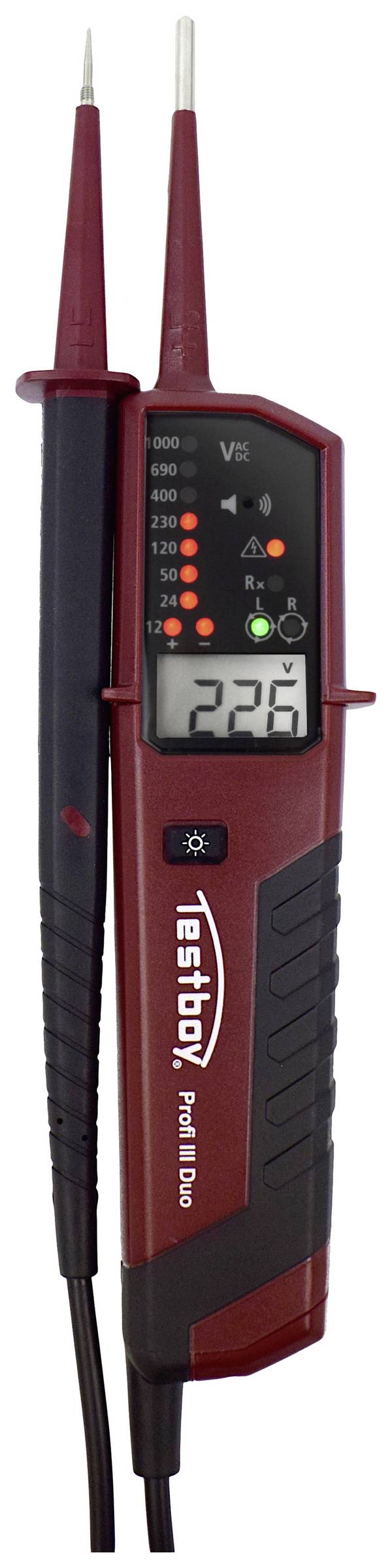 Testboy Testboy Profi III DUO Zweipoliger Spannungsprüfer  CAT IV 1000 V