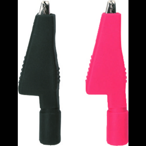 Testboy Krokoklemmen für Testboy 26 und Testboy 27 Krokodilklemmen-Set Schwarz, Rot 1 Set