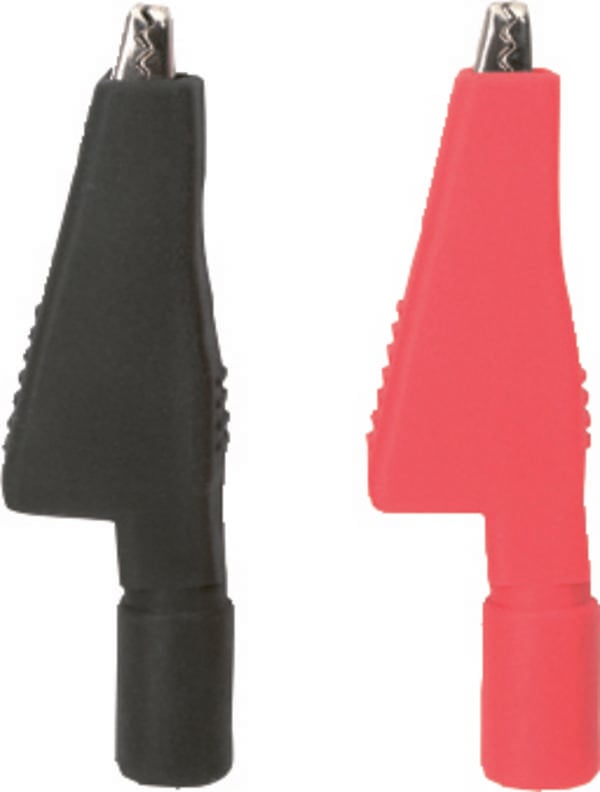 Testboy Krokoklemmen für Testboy 26 und Testboy 27 Krokodilklemmen-Set Schwarz, Rot 1 Set