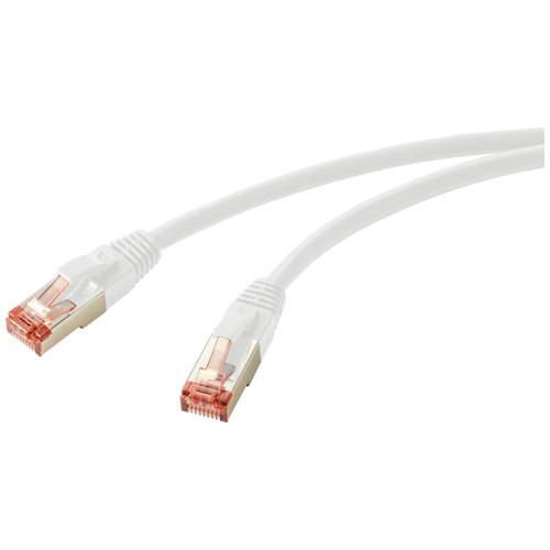 Renkforce RF-5771886 RJ45 Netzwerkkabel, Patchkabel CAT 6 S/FTP 1.50 m Computer-Grau Halogenfrei 1 St.