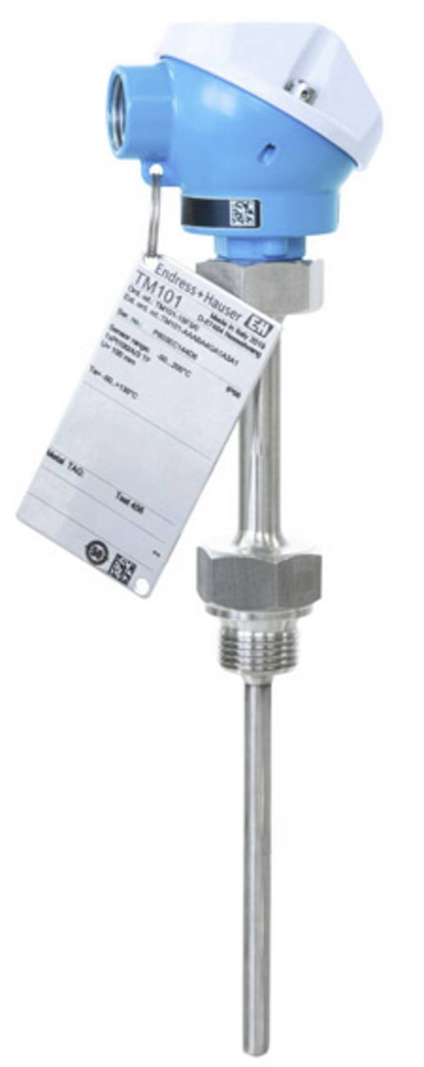 Endress+Hauser Thermometer TM101-URCCA4BC2H1A1-DakkS  Fühler-Typ Pt100 Messbereich Temperatur-50 bis +200 °C    kalibriert (DAkkS-akkreditiertes Labor)