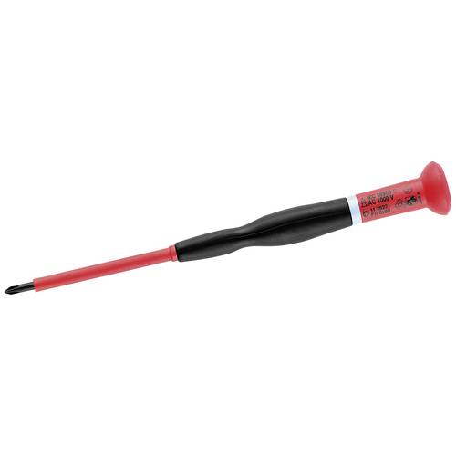 Cimco 112022 VDE Kreuzschlitz-Schraubendreher PH 0 Klingenlänge: 40 mm