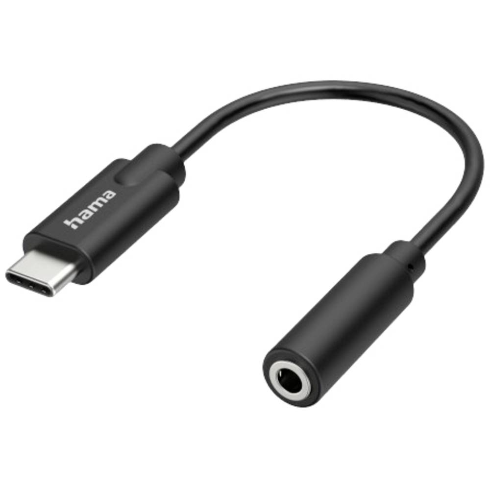 Hama USB 2.0 Adapter [1x USB-C stekker 1x Jackplug female 3,5 mm]