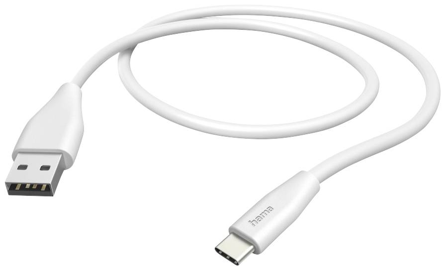 HAMA 00201596 USB Kabel 1,5 m USB 2.0 USB A USB C Weiß (00201596)