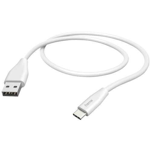hama 00201596 Ladekabel, USB-A - USB-C, 1,5 m, Weiß