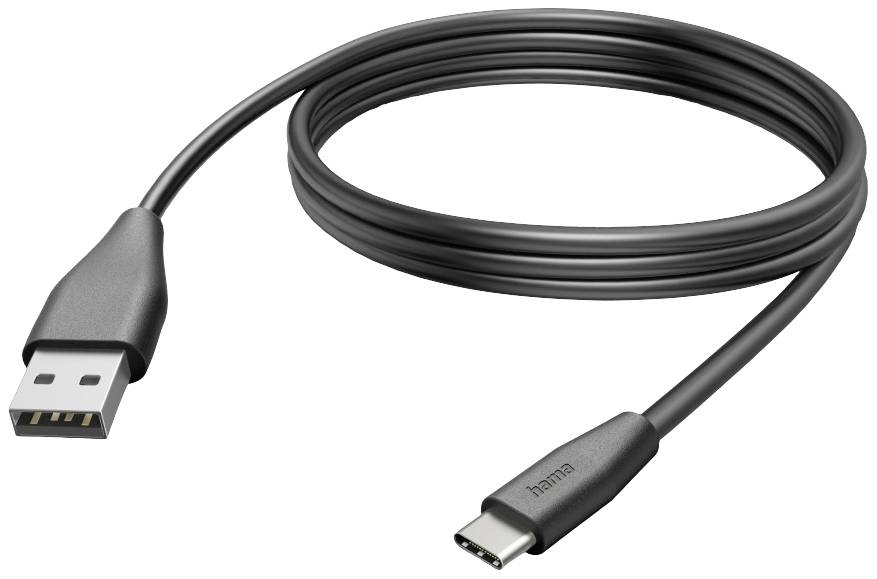 HAMA 00201597 USB Kabel 3 m USB 2.0 USB C USB A Schwarz (00201597)