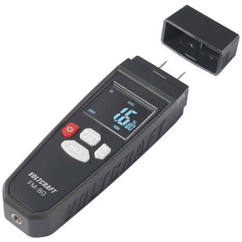 VOLTCRAFT FM-80 Materialfeuchtemessgerät Messbereich Baufeuchtigkeit (Bereich) 0.20 bis 2.0 % Messbereich Holzfeuchtigke...