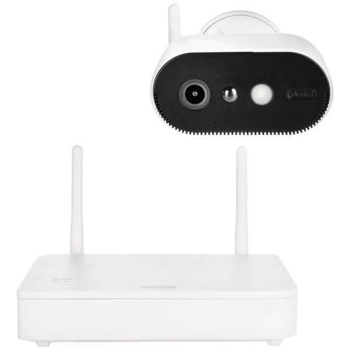 Thumbnail - ABUS ABUS PPIC91000 W Pro Akku IP-Kamera m Basisstation PPIC91000 LAN, WLAN IP-Überwachungskamera-Set 4-Kanal 1920 x 108...