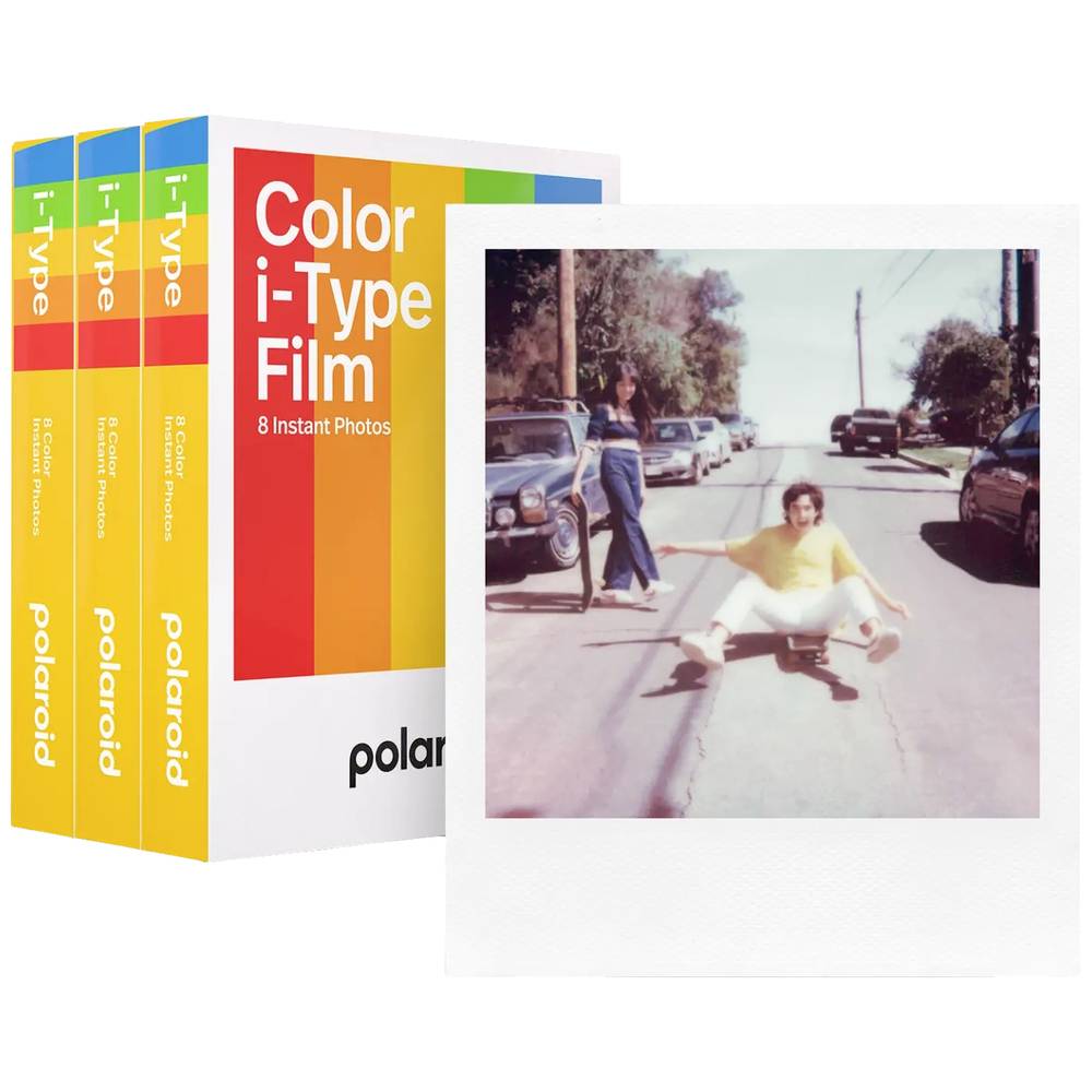 Polaroid i-Type Color Film Triple Pack 3x8 Point-and-shoot filmcamera Wit, Gekleurd