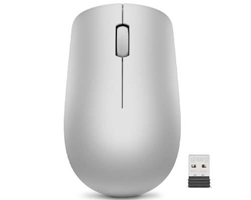 Lenovo 530 Wireless Mouse - Maus - rechts- und linkshändig - optisch - 3 Tasten - kabellos - 2.4 GHz - kabelloser Empfän-0