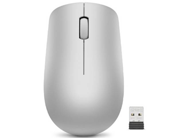Lenovo 530 Wireless Mouse - Maus - rechts- und linkshändig - optisch - 3 Tasten - kabellos - 2.4 GHz - kabelloser Empfän