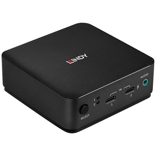 LINDY 2 Port Type C, DisplayPort 1.2 KVM Switch 2 Port KVM-Umschalter DisplayPort® 3840 x 2160 Pixel