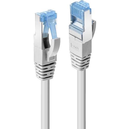 LINDY 47631 RJ45 Netzwerkkabel, Patchkabel CAT 6a S/FTP 0.50 m Grau 1 St.