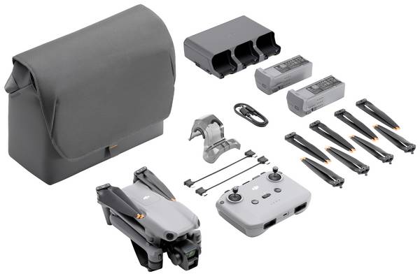 DJI Air 3 Fly More Combo (RC-N2) Quadrocopter RtF Dual Kameraflug, Profi Lichtgrau