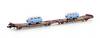 Hobbytrain H23782 N Flachwagen TWA 800A Ladks mit 2x VW T2 Transwaggon