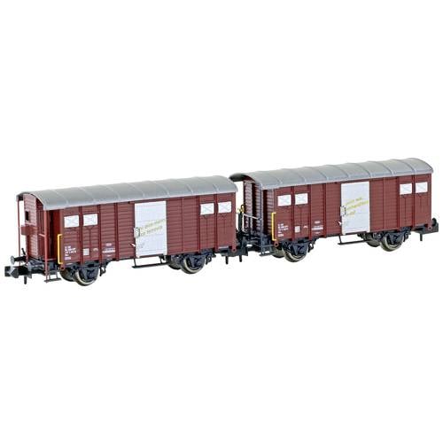 Hobbytrain H24251 N 2er-Set gedeckte Güterwagen K3 der SBB