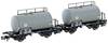 Hobbytrain H24801 N 2er-Set Leichtbau-Kesselwagen EVA der DB EVA