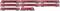 'Illustration eines roten Zuges der TGV Lyria mit sechs Personenwagen und einer Lokomotive, sichtbar von der Seite.'<br><br>