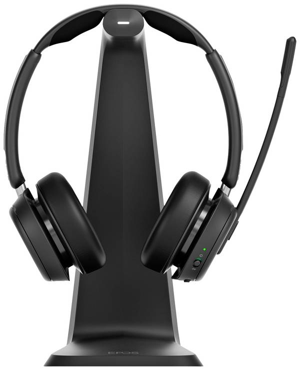 EPOS Impact 1061 On Ear Headset Bluetooth® Stereo Schwarz Headset, inkl. Lade- und Dockingstation Computer