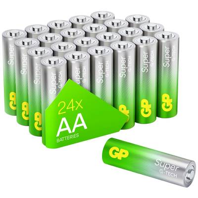 GP Batteries 03015AETA-B24 Mignon (AA)-Batterie Alkali-Mangan  1.5 V 24 St.