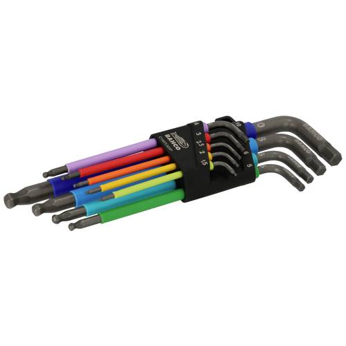 Bahco C1997LM/9P Innen-Sechskant Winkelschraubendreher-Set 1.5 mm, 2.0 mm, 2.5 mm, 3.0 mm, 4.0 mm, 5.0 mm, 6.0 mm, 8 mm,...