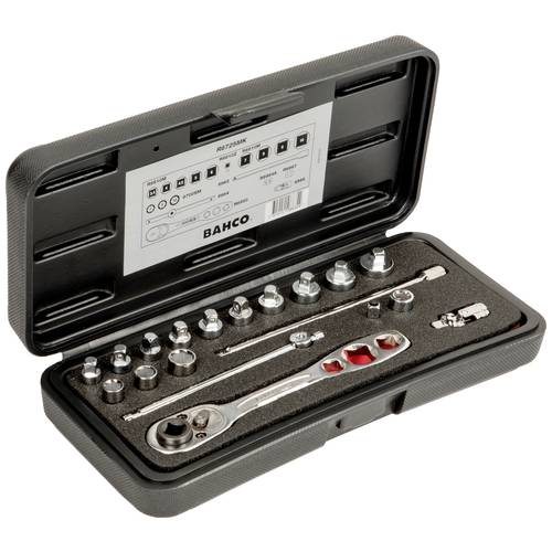 Bahco Steckschlüsseleinsatz-Set 1/4 19teilig R6725MK
