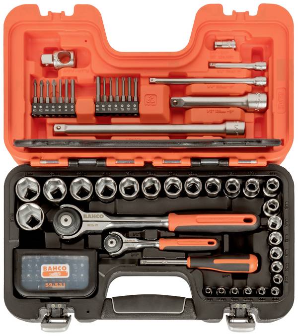 Bahco  SW79 Kraft-Steckschlüsseleinsatz-Set 1/2", 1/4"