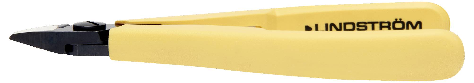 Gelb-handierte Lindström-Drahtschneider, Seitenansicht.