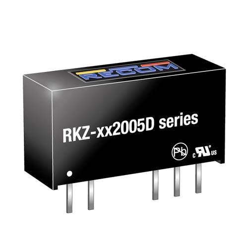 RECOM RKZ-122005D DC/DC-Wandler 12 V -5 V, 20 V -0.2 A 2 W Anzahl Ausgänge: 2 x Inhalt 1 St.